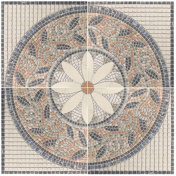 Carrelage Terrasse effet Pierre Trevi 44x44 cm de Realonda