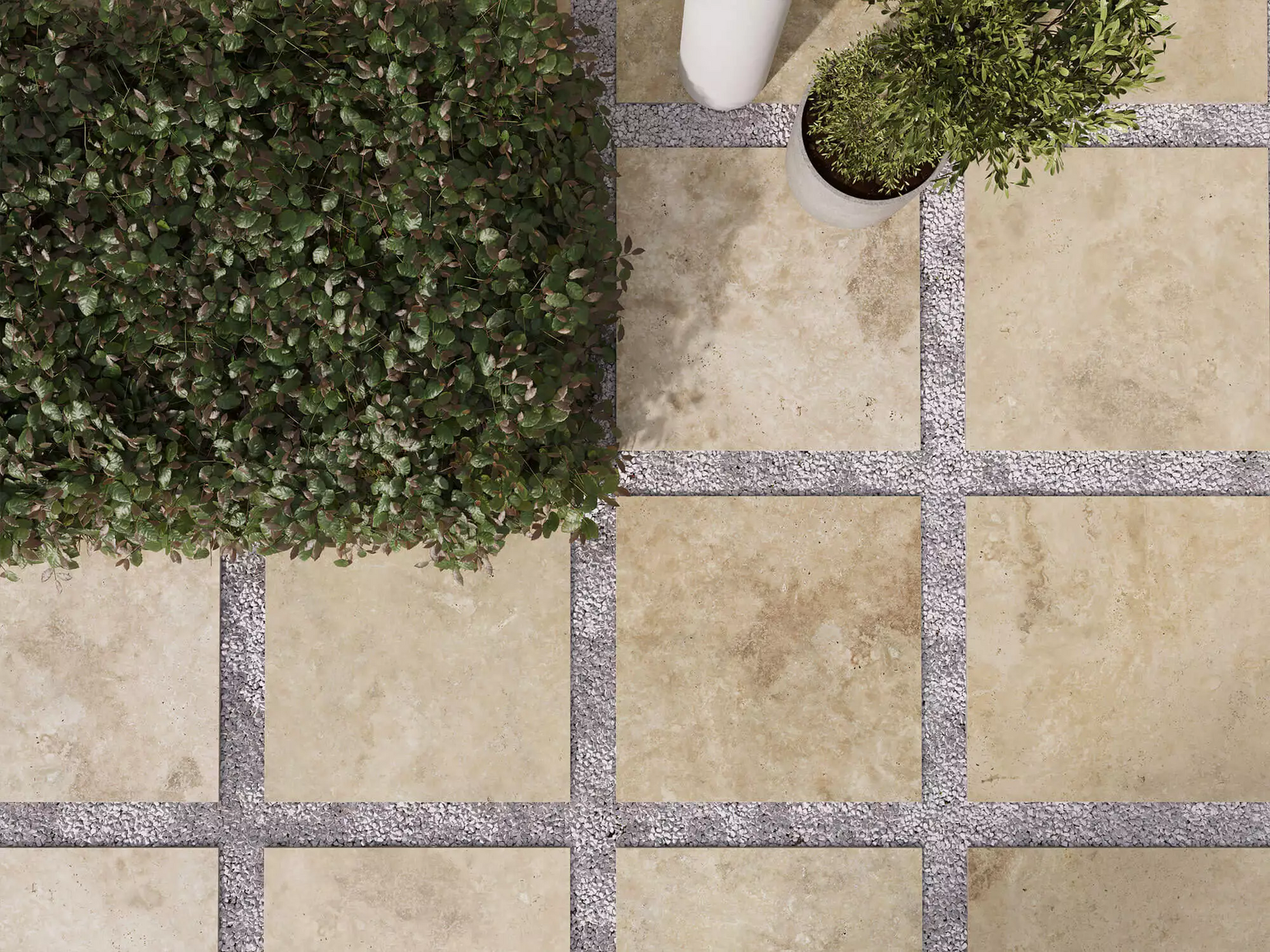 Carrelage Terrasse effet Pierre Izmir Beige