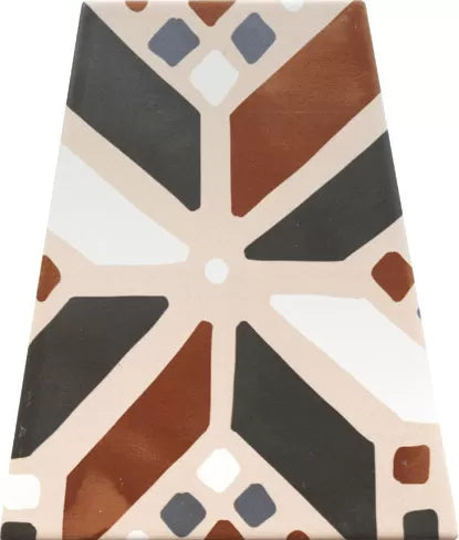 Carrelage Decor Trapeze Chintz 17x20 cm (8 coloris) de Cevica