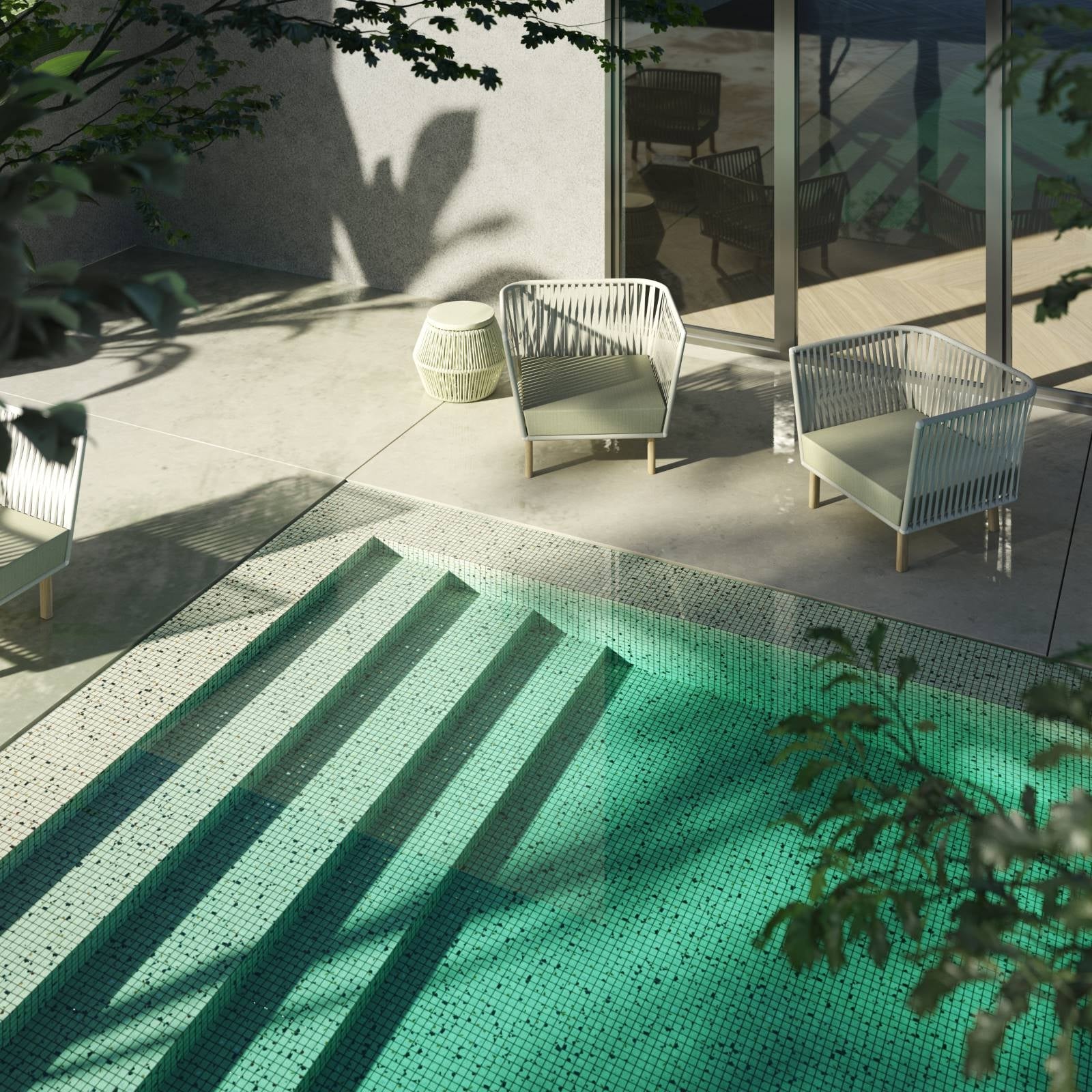 Mosaïque Emaux de verre Terrazzo Balinese