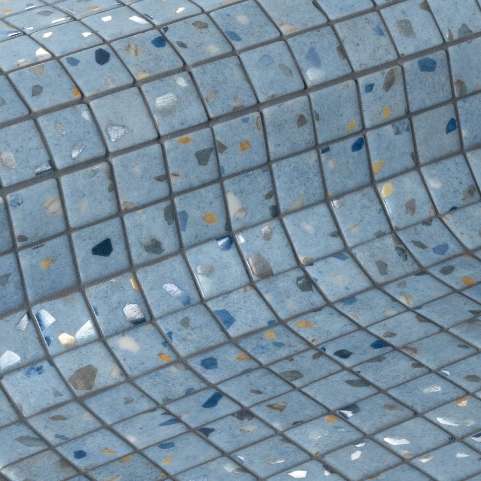 Mosaïque Emaux de verre Terrazzo Sea