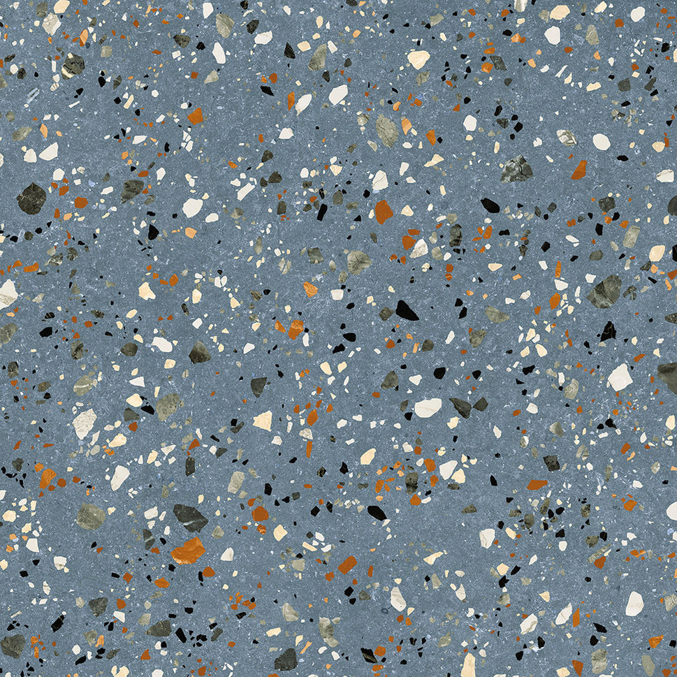 Echantillon Carrelage Effet Terrazzo Gobi (5 coloris)Gobi blue / Carre