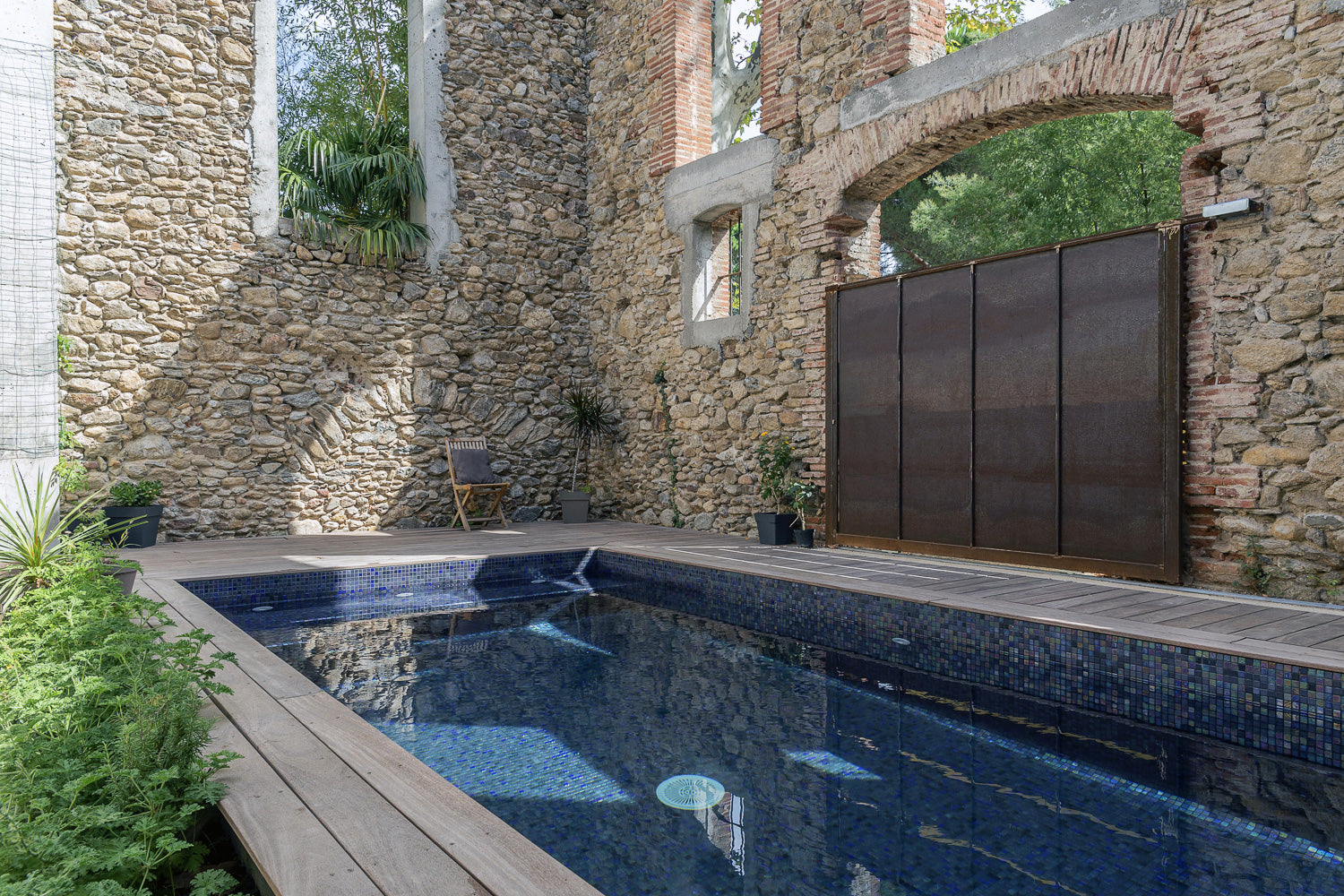 Mosaique Emaux de verre Cocktail Blue Moon 2,5x2,5 cm