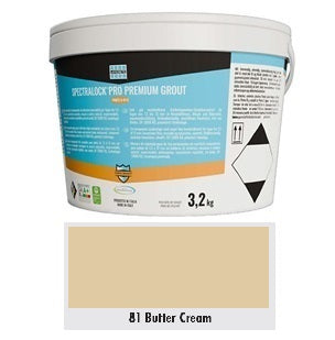 Joint époxy haute performance Spectralock Pro Premium Grout Butter Cream de Laticrete