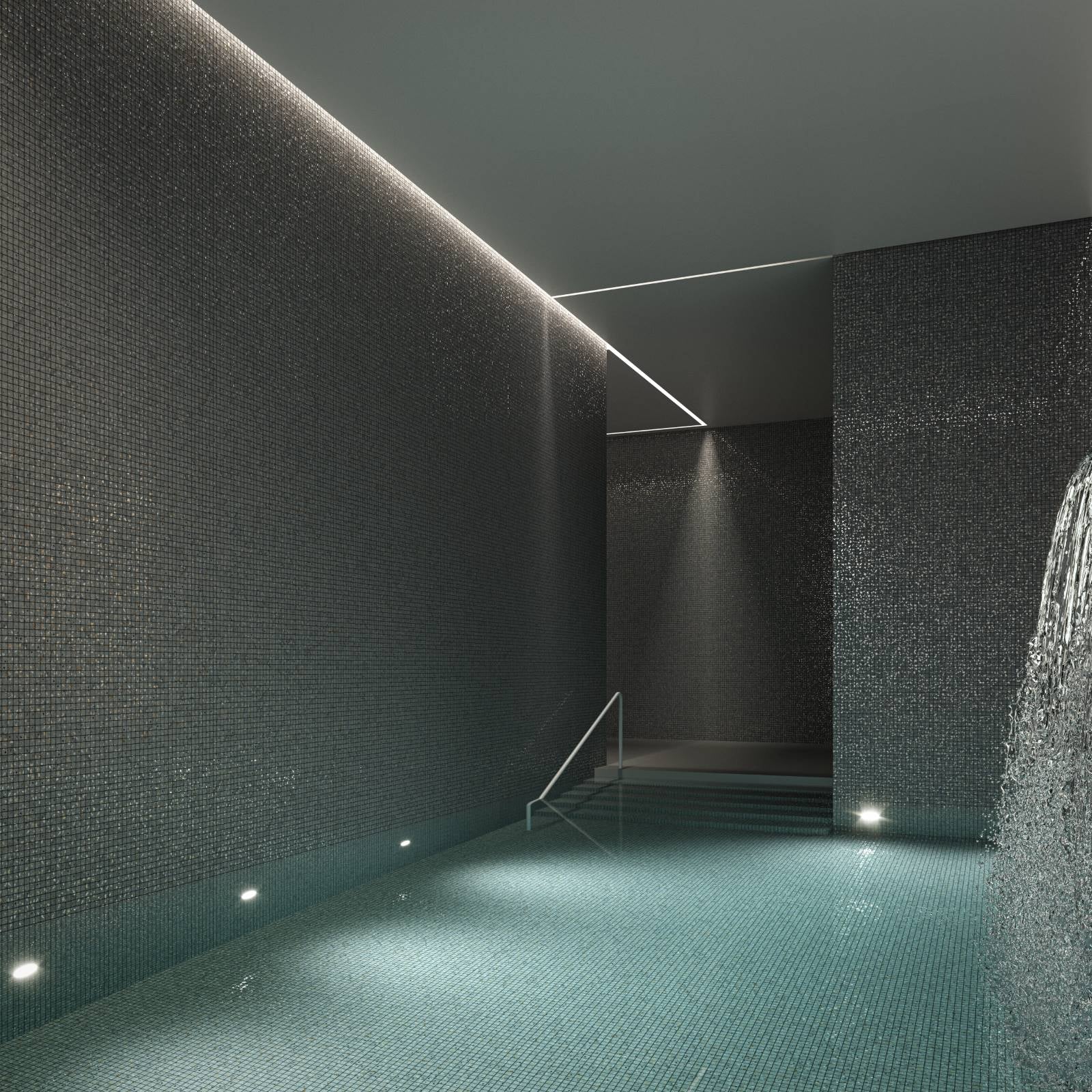 Mosaïque Emaux de verre Terrazzo Grey