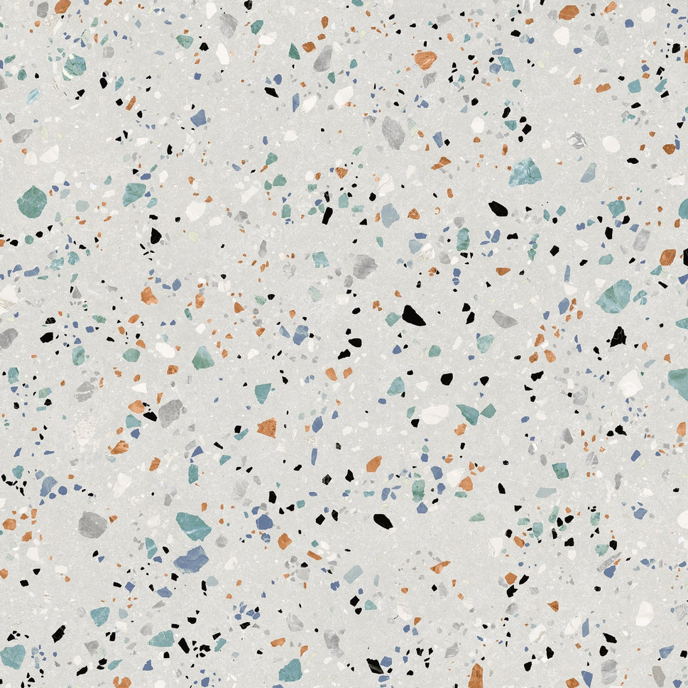 Echantillon Carrelage Effet Terrazzo Gobi (5 coloris)Gobi bianco / Carre