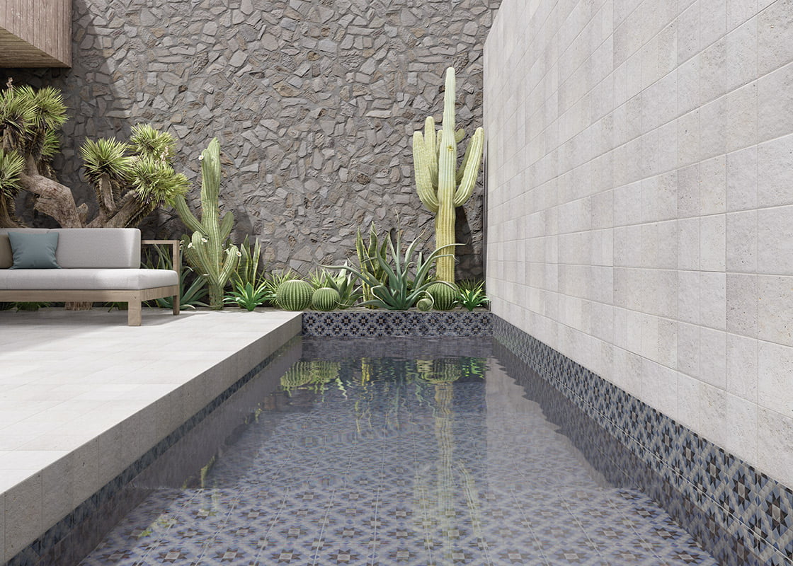 Carrelage Decor et Uni Marrakech 15x15 cm de Mainzu
