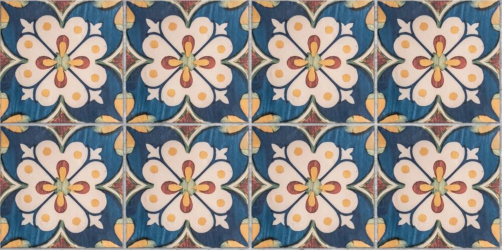 Carrelage Effet Carreaux de ciment Marlow Elvissa 11,5x11,5 cm de Nanda Tiles