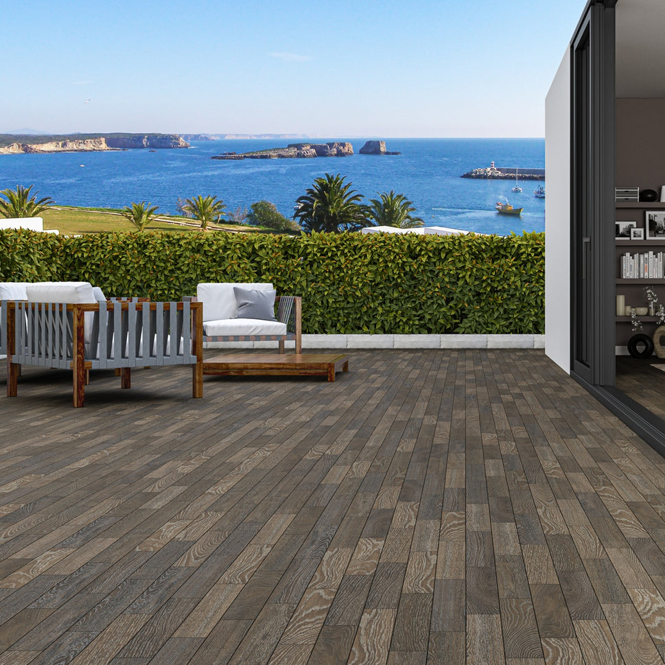 Carrelage Effet Parquet Ancona 8x44,2 cm de Ecoceramic