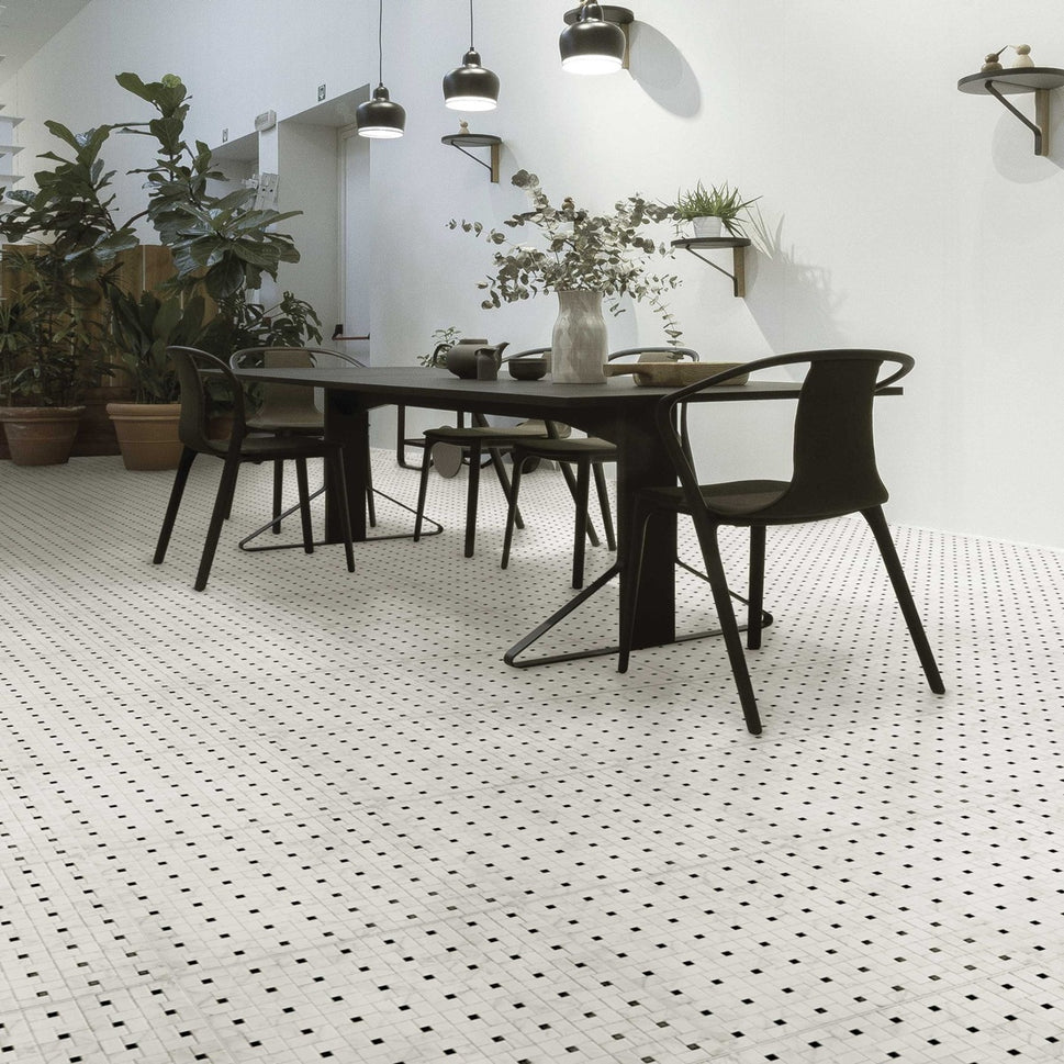 Carrelage Effet Cabochon Cordoba Negro 44x44 cm de Realonda