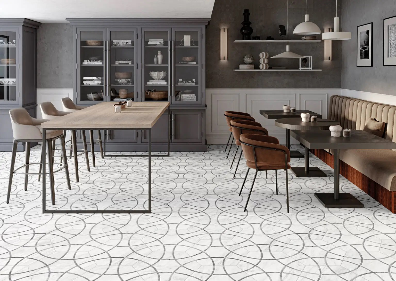 Carrelage Hexagonal Lancaster 28,5x33 cm de Realonda