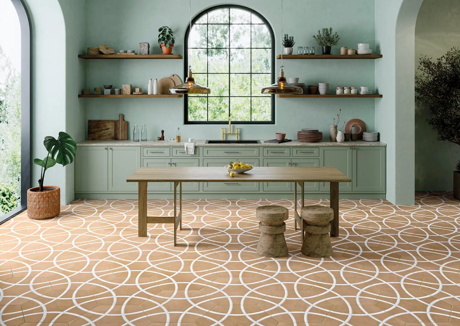 Carrelage Hexagonal Lancaster 28,5x33 cm de Realonda