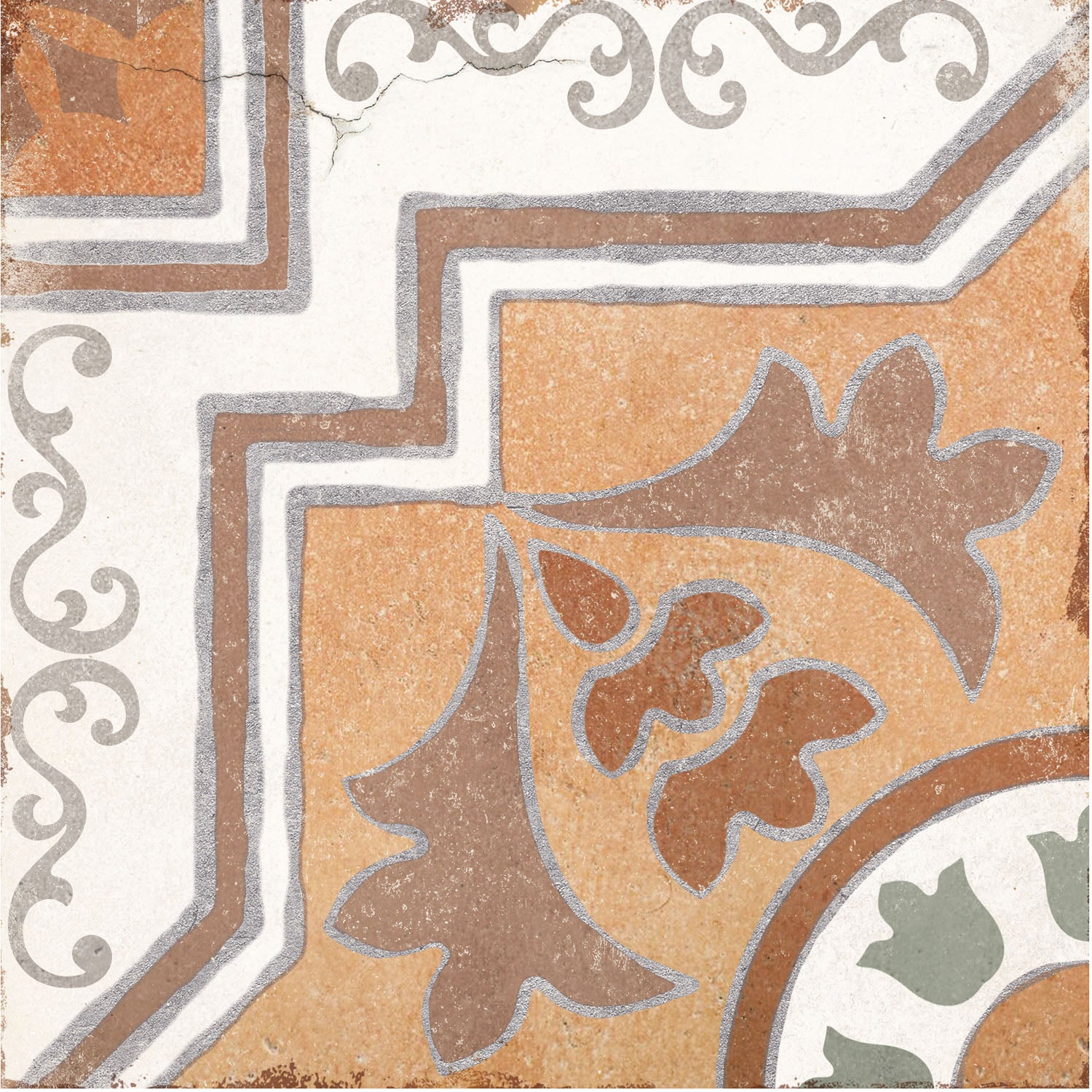 Carrelage Effet Carreau Ciment Andalusia Zahara 20x20 cm de Nanda Tiles