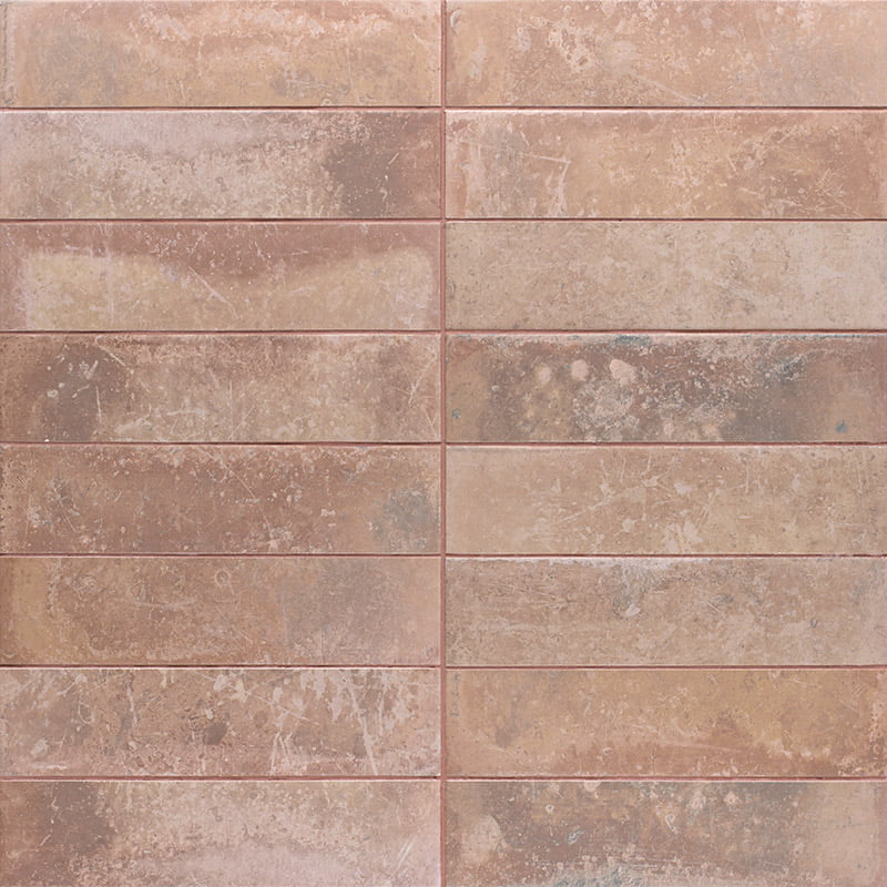 Carrelage Effet pierre Argile 7,5x30 cm de Mainzu