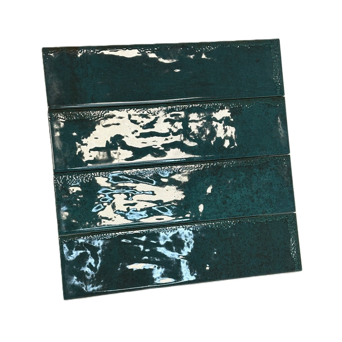 Carrelage Effet Zellige Asly Blue 7,5x30 cm de Ecoceramic