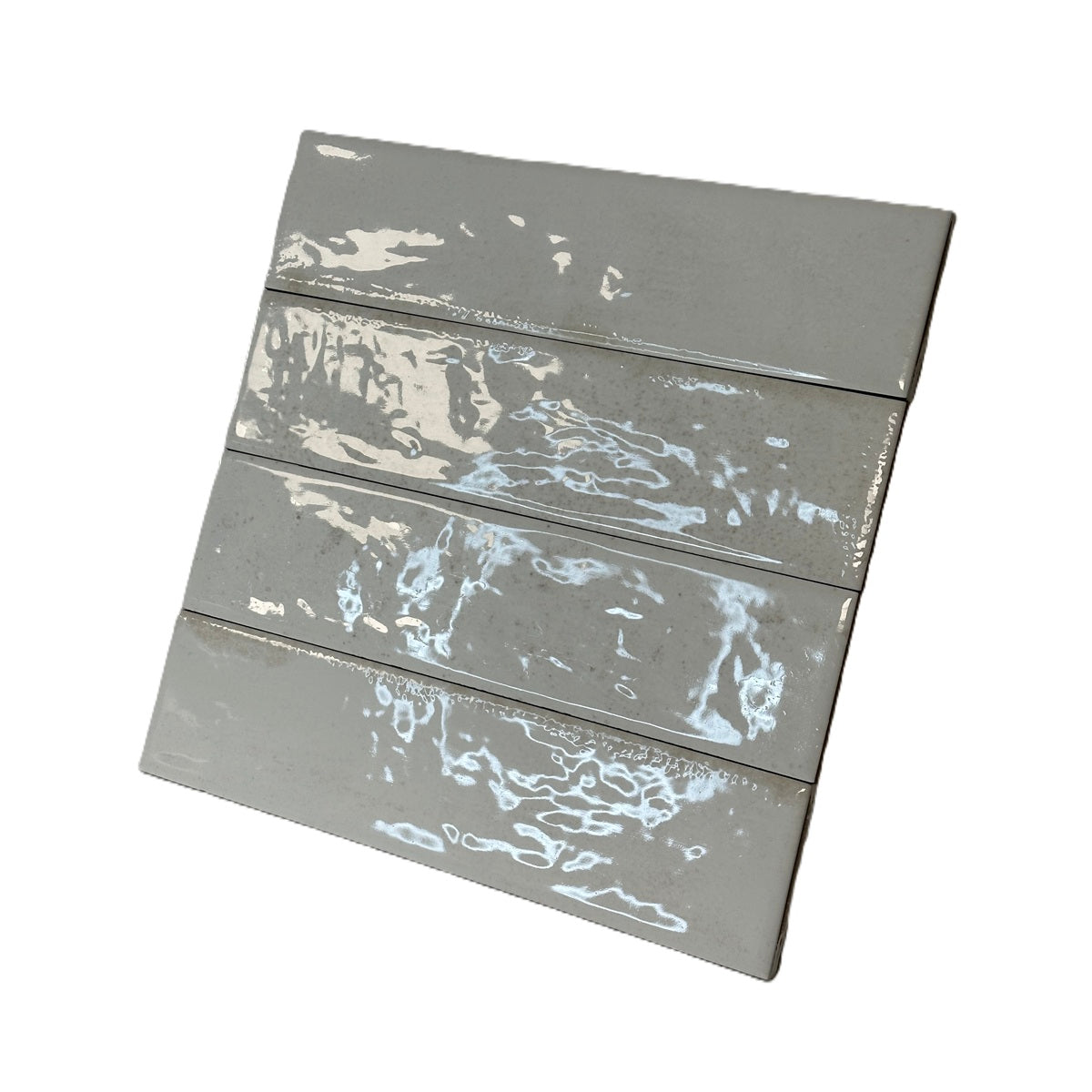 Carrelage Effet Zellige Asly White 7,5x30 cm de Ecoceramic