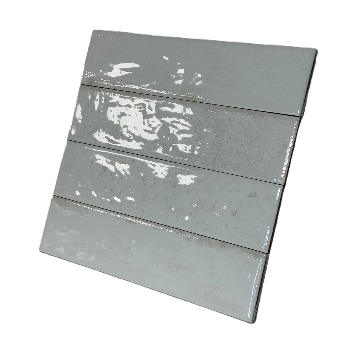 Carrelage Effet Zellige Asly White 7,5x30 cm de Ecoceramic