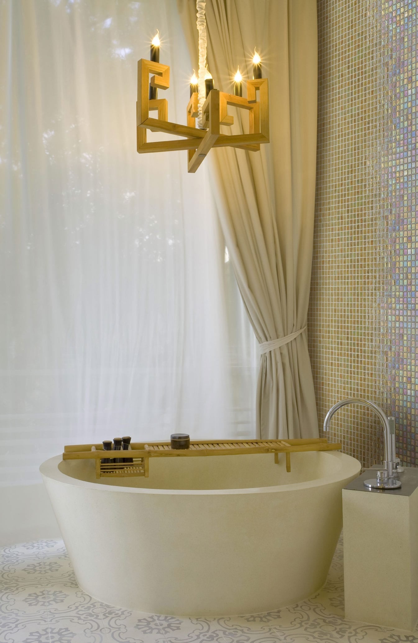 Mosaique Emaux de verre Iridescent Ambar 2,5x2,5 cm