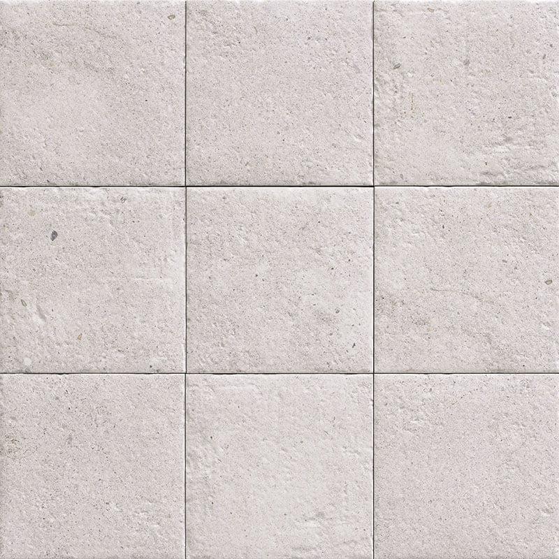 Echantillon carrelage Compass 20x20 cm ( 3 decors et 3 unis)White Stone