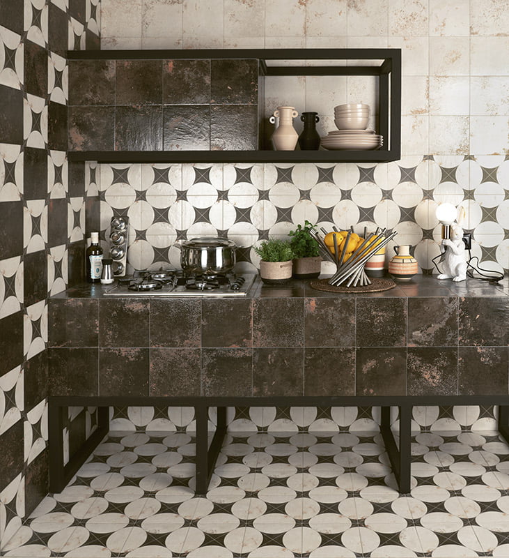 Carrelage Effet carreau de ciment Meraki 20x20 cm de Mainzu