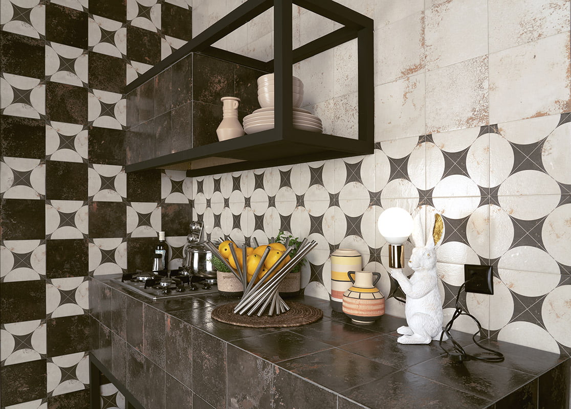 Carrelage Effet carreau de ciment Meraki 20x20 cm de Mainzu