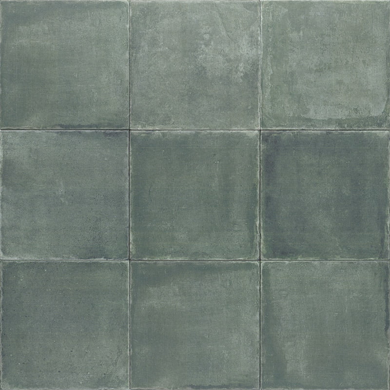 Carrelage Effet Carreau Ciment Deco Elegance Blu Green 20x20 cm de Mainzu