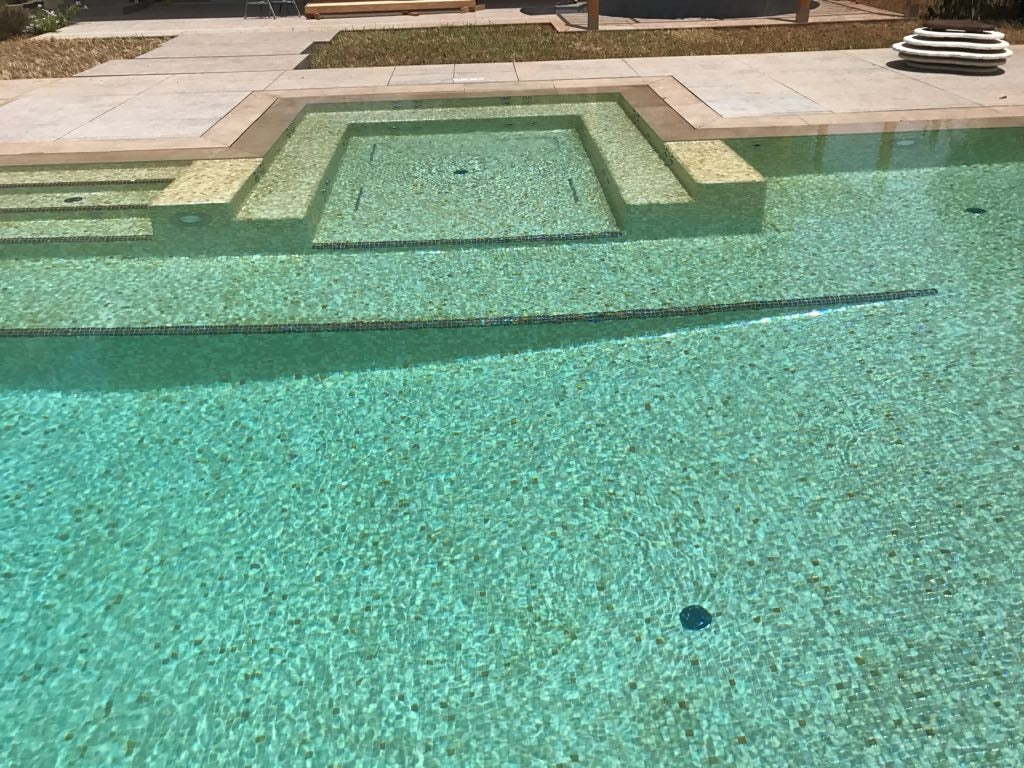 Mosaique Emaux de verre Cocktail Bellini 2,5x2,5 cm