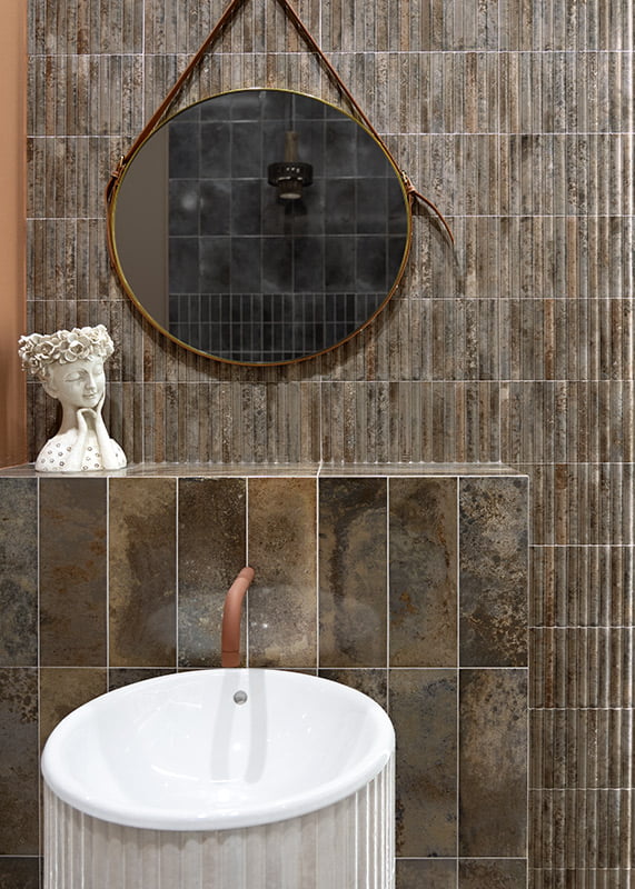 Carrelage Effet zellige Lugano 15x30 cm de Mainzu