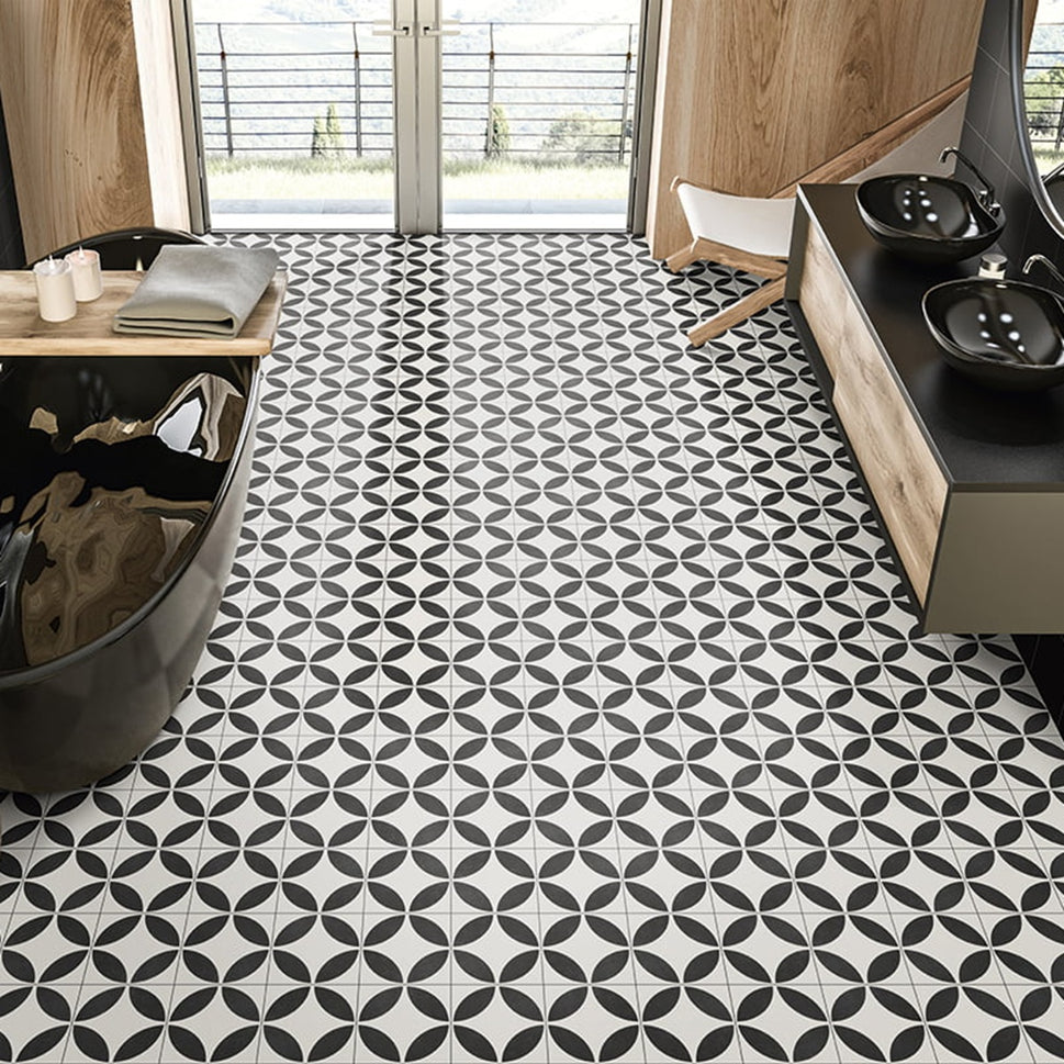 Carrelage Effet Carreau de Ciment Cavan 20x20 cm de Mainzu