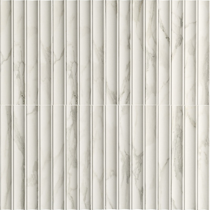 Echantillon Carrelage Effet Zellige Marbre Concav 15x30 cm