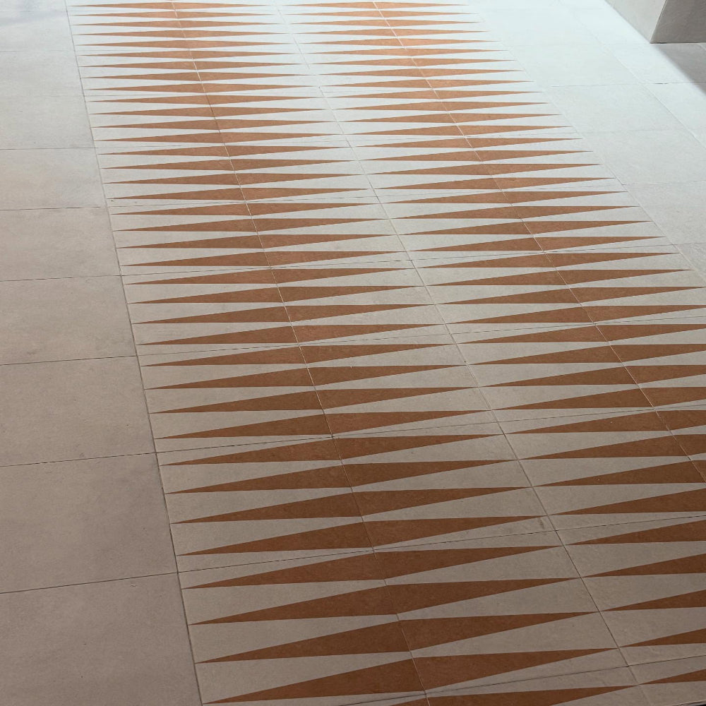 Carrelage Effet carreau de ciment Canem Terra Decor Four 20x20 cm de Mainzu