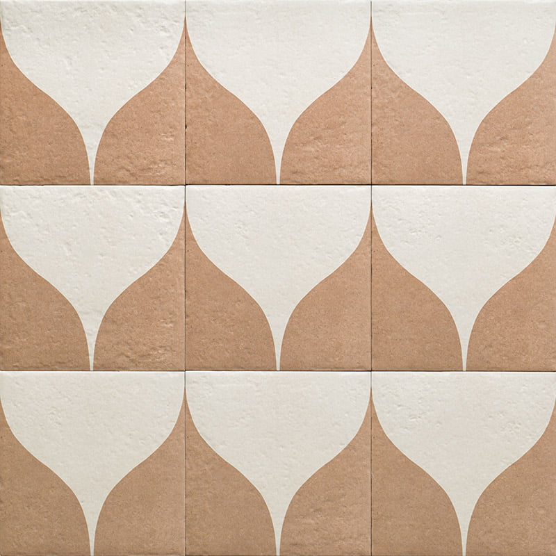 Carrelage Effet carreau de ciment Canem Terra Decor Two 20x20 cm de Mainzu