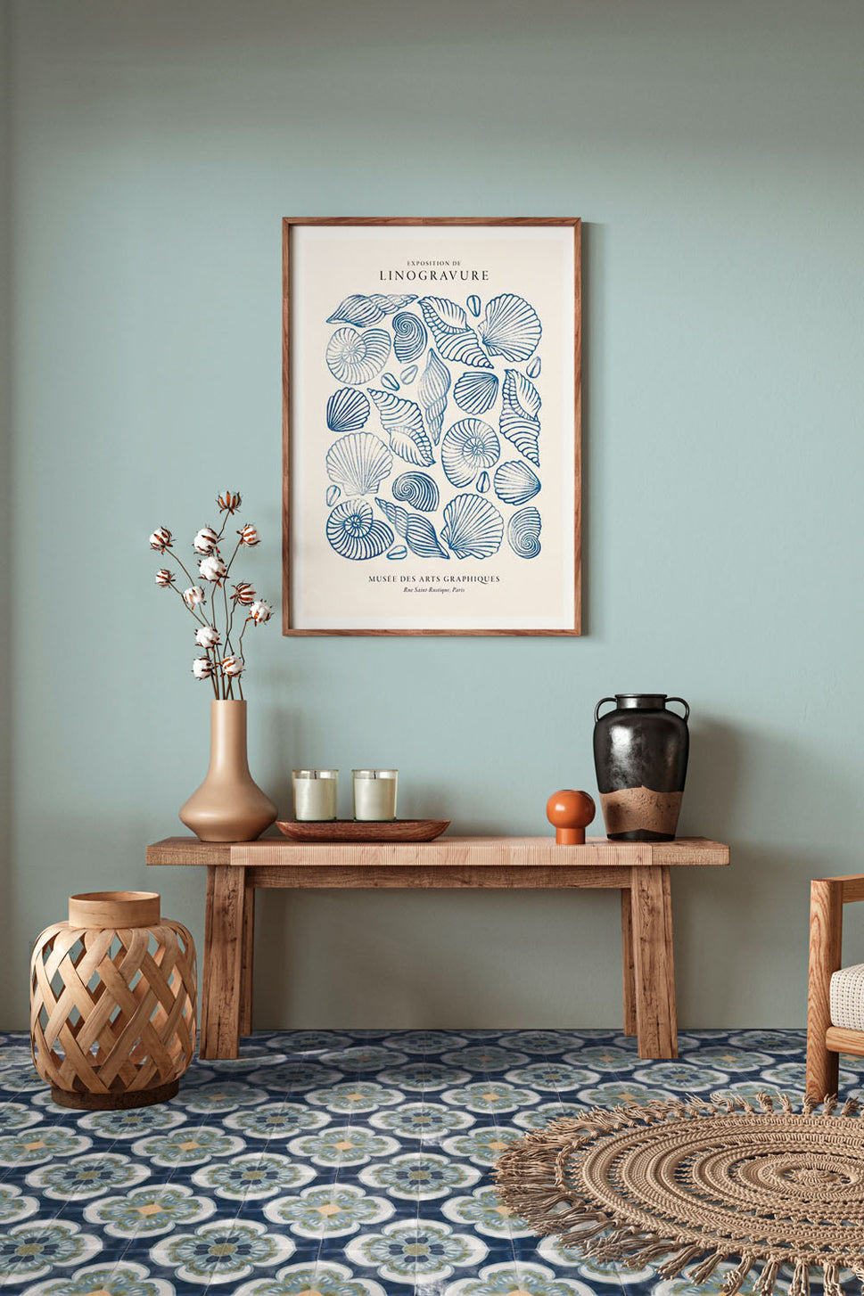 Carrelage Effet carreaux de ciment Veranda Lisa 15x15 cm de Nanda Tiles