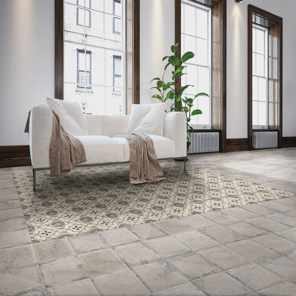Carrelage Effet Pierre Optym Norland Grey 20x20 cm de Mainzu