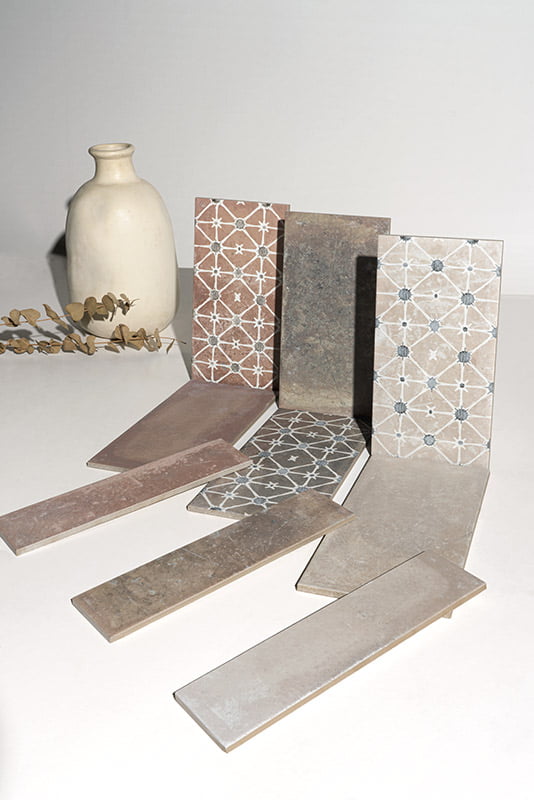 Carrelage Effet pierre Argile 7,5x30 cm de Mainzu