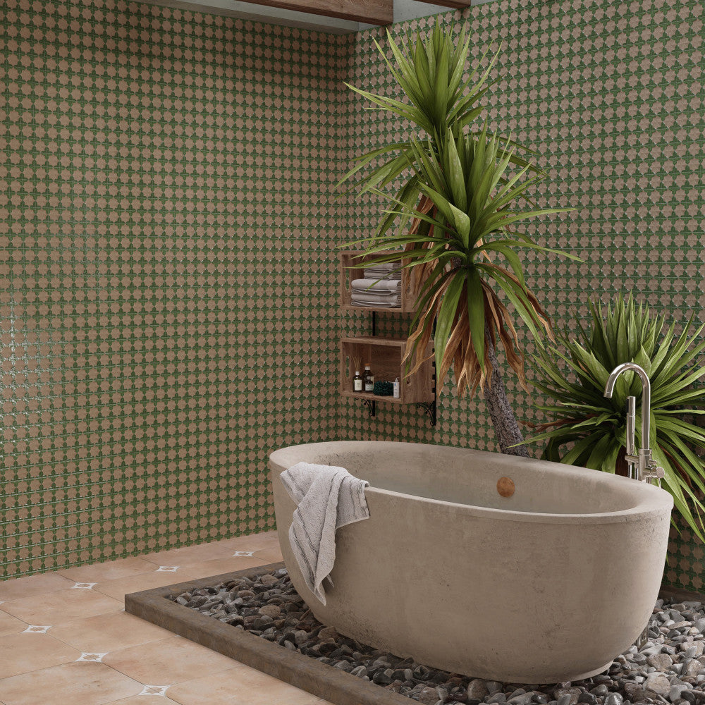 Carrelage Mural Decor Tetuan Cotto Emerald 31x56 cm de Realonda