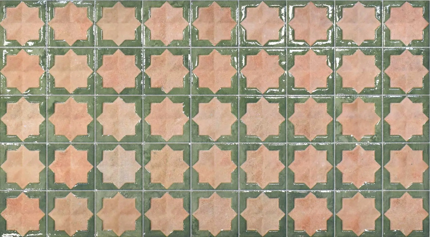 Carrelage Mural Decor Tetuan Cotto Emerald 31x56 cm de Realonda