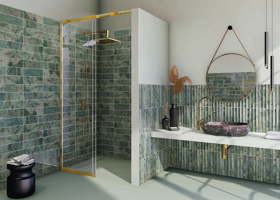 Carrelage Effet Zellige Chloe 10x30 cm de Mainzu