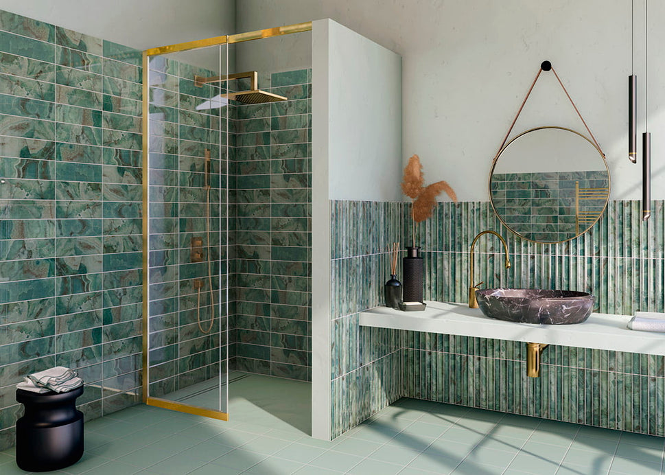 Carrelage Effet Zellige Chloe 10x30 cm de Mainzu