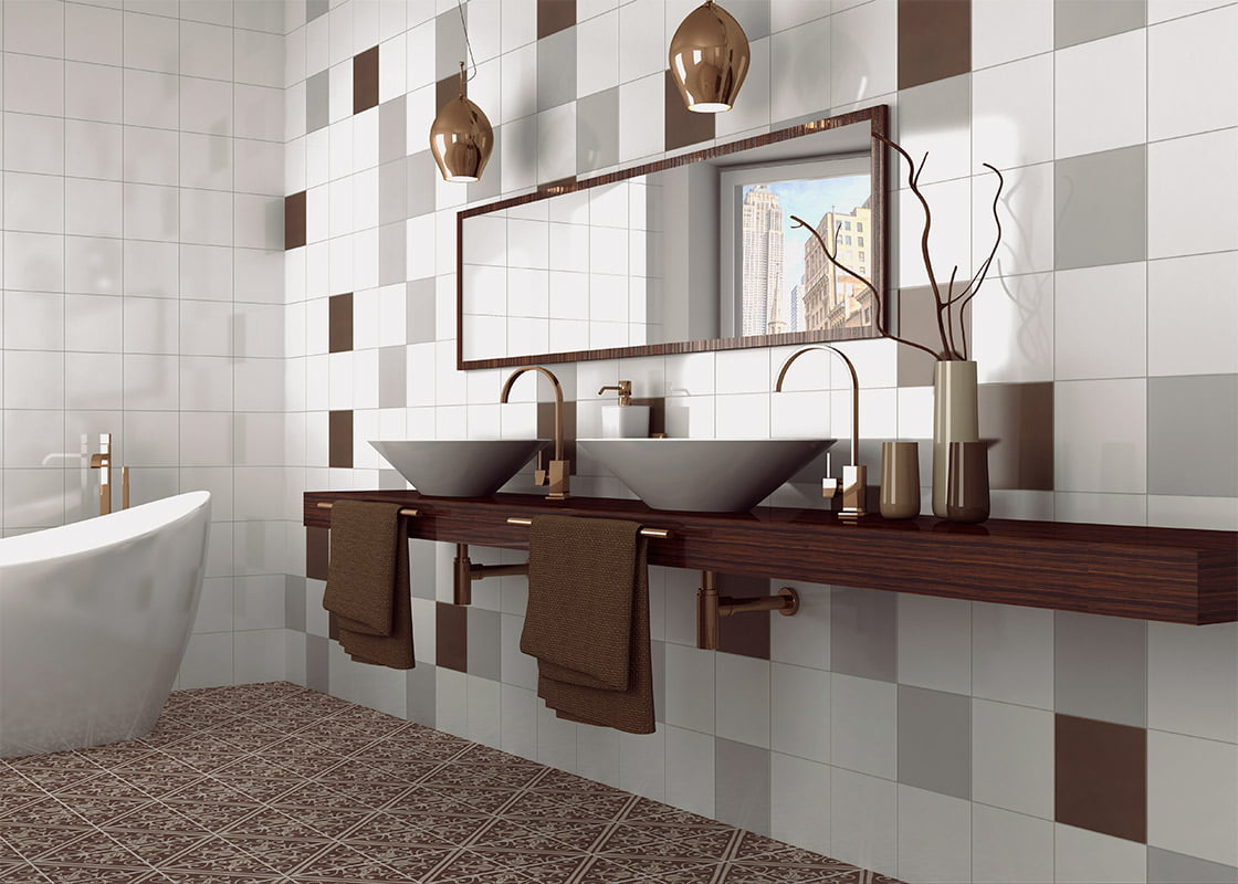 Faience Murale Chroma Brillant 20x20 cm ( 18 coloris) de Mainzu