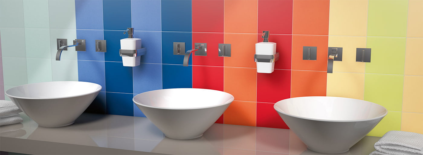 Faience Murale Chroma Brillant 20x20 cm ( 18 coloris) de Mainzu