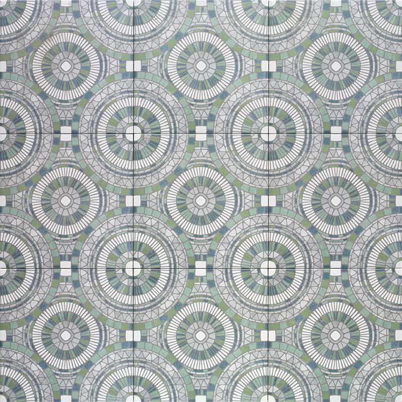 Carrelage Effet carreau de ciment Halo 20x20 cm de Mainzu