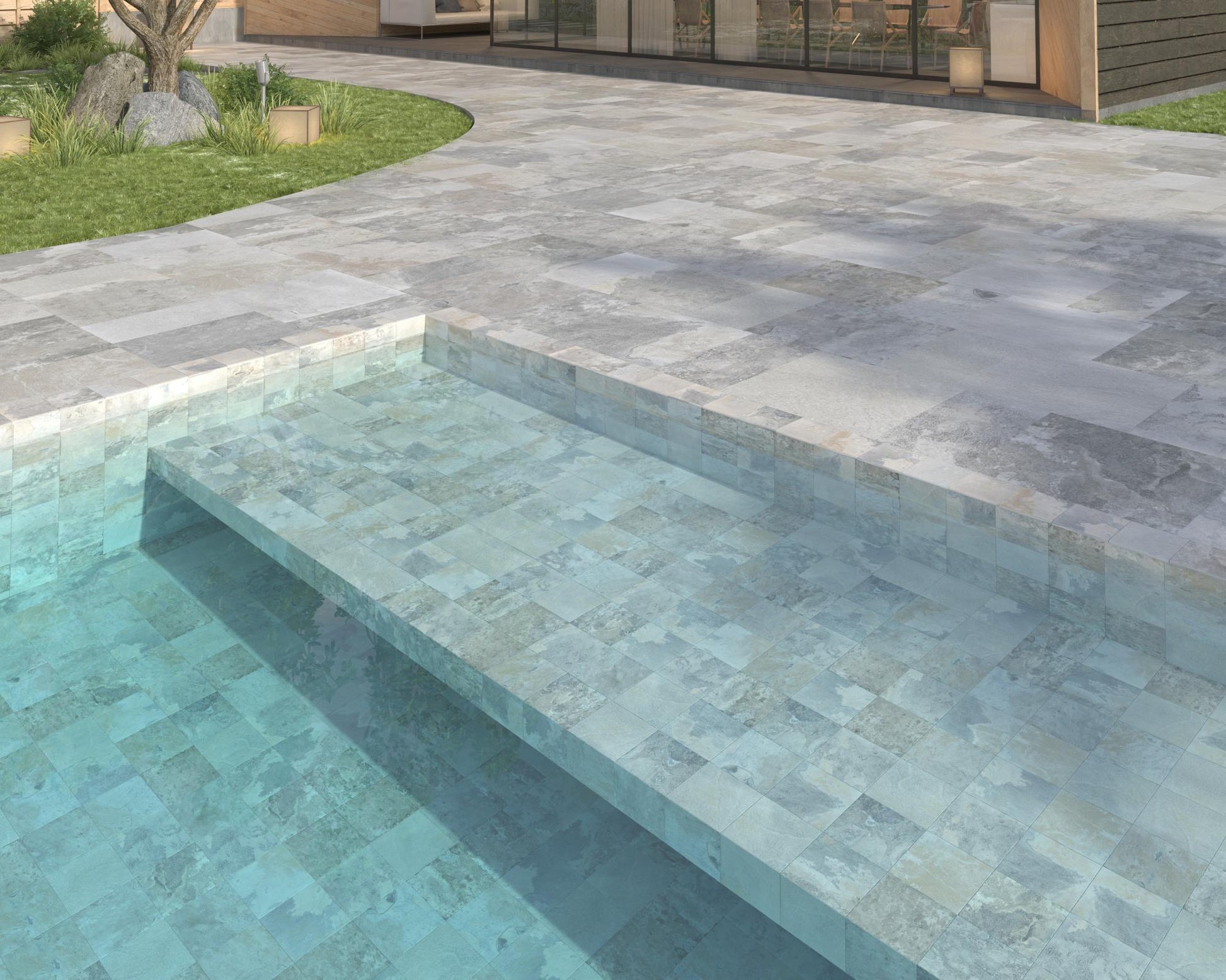 Carrelage Effet Pierre Ardesia 7x28 cm de Dune