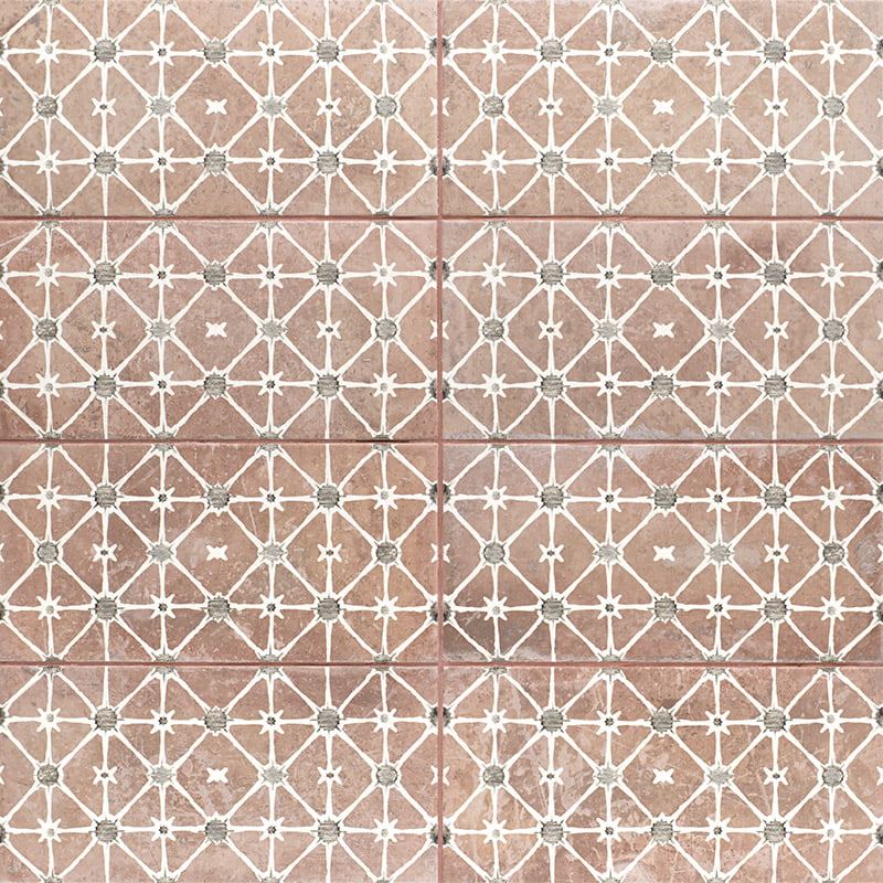 Echantillon carrelage Argile 15x30 cmDecor Argile Rosa