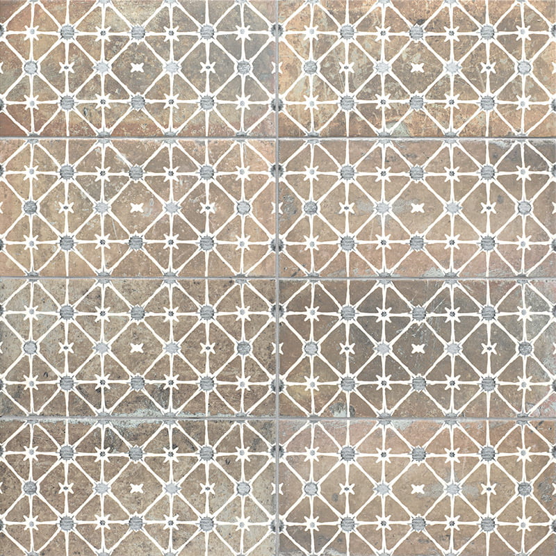 Carrelage Effet pierre Argile 7,5x30 cm de Mainzu