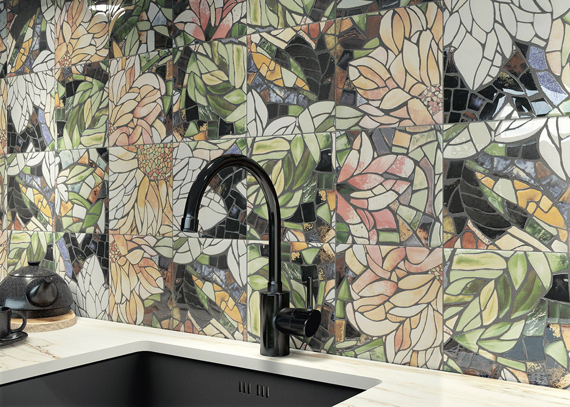 Carrelage Decor Mural Sinfonia 20x20 cm de Mainzu