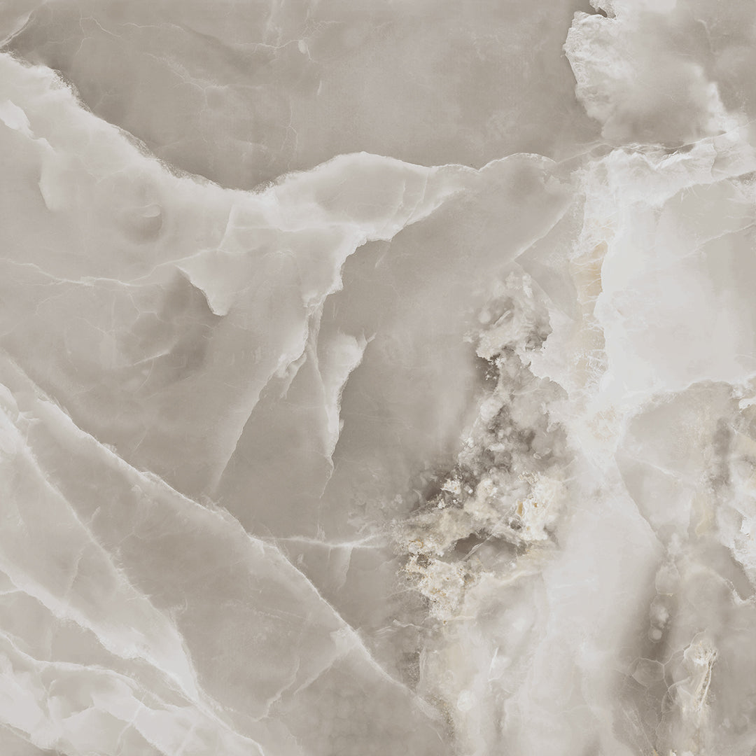 Carrelage Effet Marbre Iceland Topaz Brillant 120x120 cm de Ecoceramic