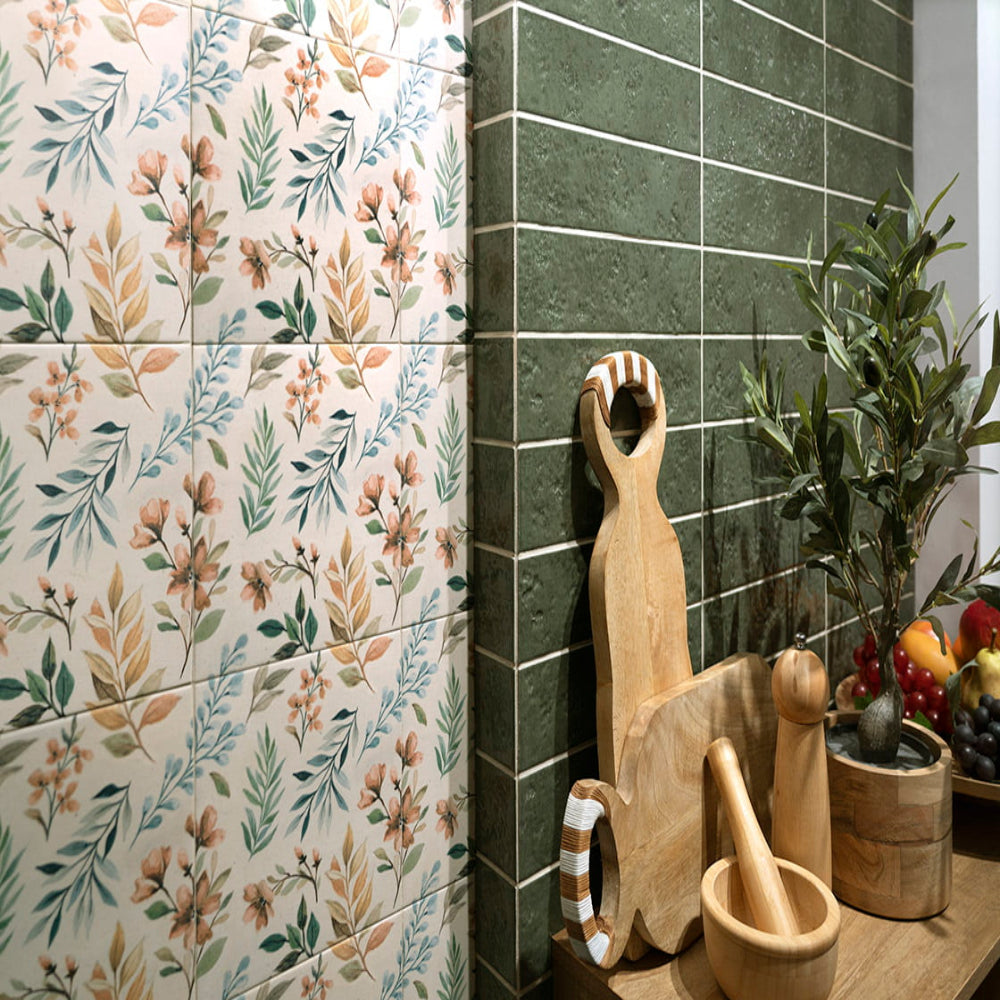 Carrelage Effet carreau de ciment Normandy Fiora 20x20 cm de Mainzu