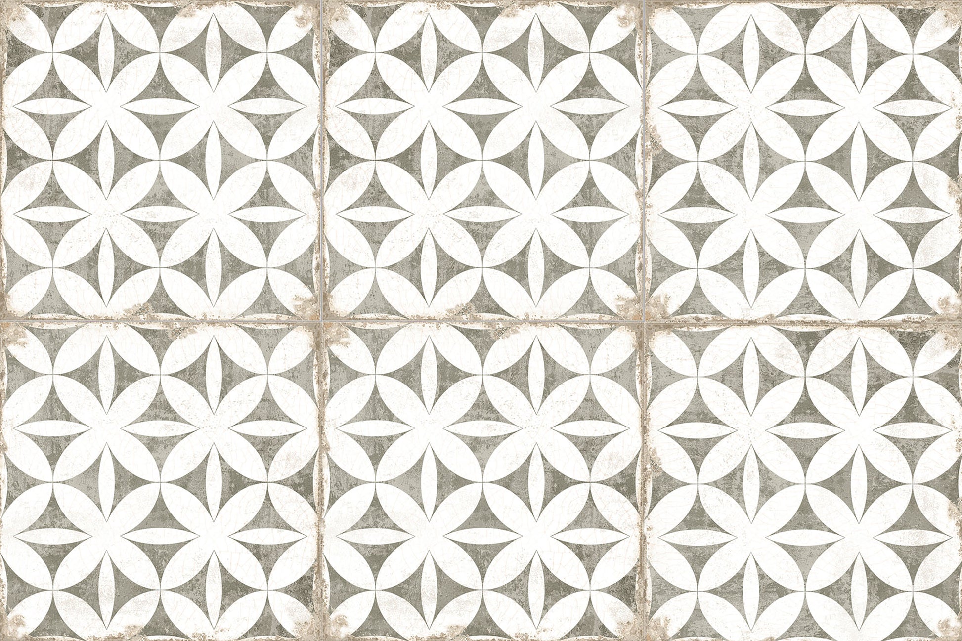 Carrelage Effet Carreau Ciment Grafton Abbey Taupe 20x20 cm de Nanda Tiles