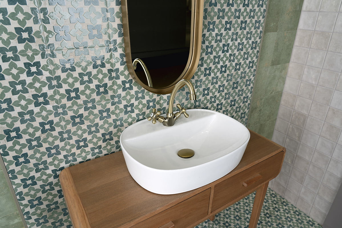 Carrelage Effet carreau de ciment Meraki 20x20 cm de Mainzu